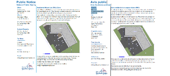 Photo of Notice of Public Hearing: Residential Mixed-Use (RMU) Zone