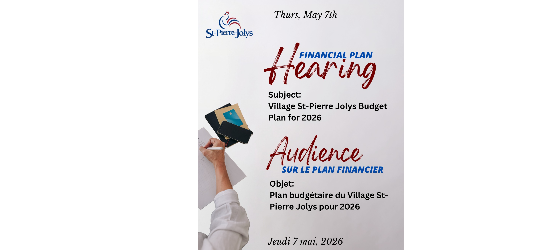 Photo of Financial Plan Hearing