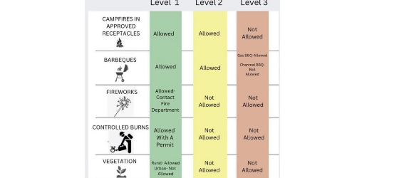 Photo of Fire Ban Level 2